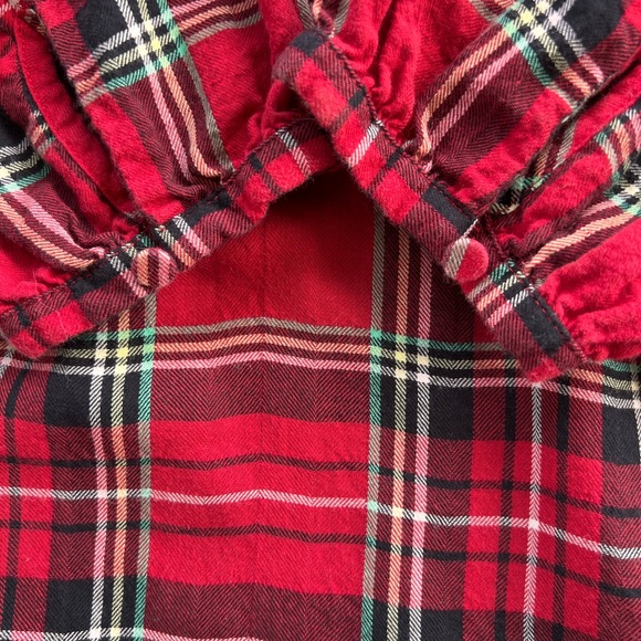 J.Crew Tartan Plaid Popover Blouse - Picture 7 of 10
